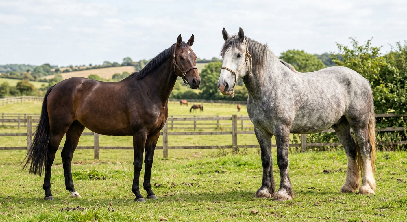 Dansk varmblod versus koldblodig hest - hvad er forskellen